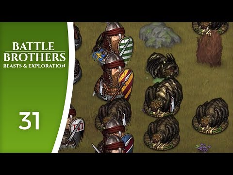 Hunting spiders with spears - Let's Play Battle Brothers: Beasts & Exploration #31