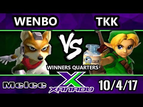 S@X 222 Melee - Wenbo (Fox) Vs. TKK (Young Link, Peach) - Smash Melee Winners Quarters - SSBM