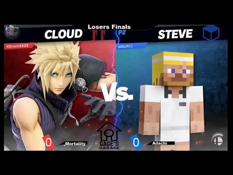 Gage's Garage #1 - Mortality (Cloud) VS Adachi (Steve) - SSBU Losers Finals