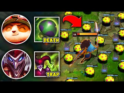 WE COVERED THE MAP WITH BOOBY TRAPS AND WATCHED THEM DIE - League of Legends
