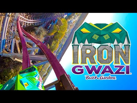 Video review of Iron Gwazi by Theme Park Review
