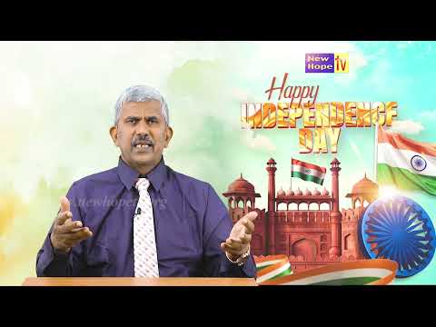 Independence Day 2025 Wishes by Dr. Albert Sudarshan | New Hope TV