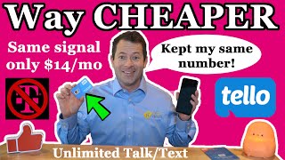 ✅ Best Deal 5G Cell Phone Plan - Same Coverage And Features - Way Cheaper! Keep Your Number - Tello