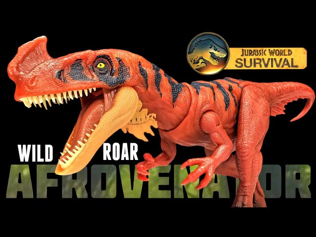 Vídeo relacionado con Mattel Jurassic World Wild Roar Afrovenator Dinosaurio sonoro