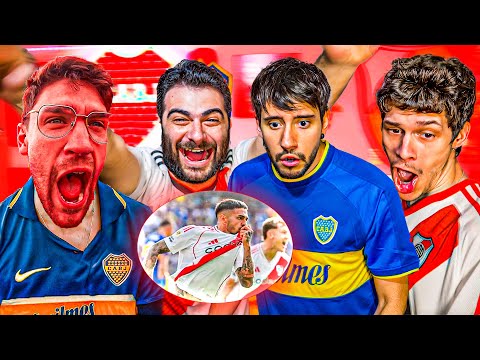 Boca 0 River 1 | Reacciones de Amigos | Liga Argentina 2024