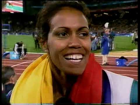Cathy Freeman's post-race interview with Pat Welsh in 2000