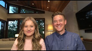 Daddy Daughter Duet - Bridge Over Troubled Water - Simon &amp; Garfunkel Cover - Mat and Savanna Shaw