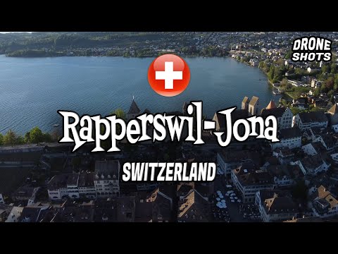 Rapperswil-Jona | The Town of Roses | Switzerland |  Drone Shots | 4K Video