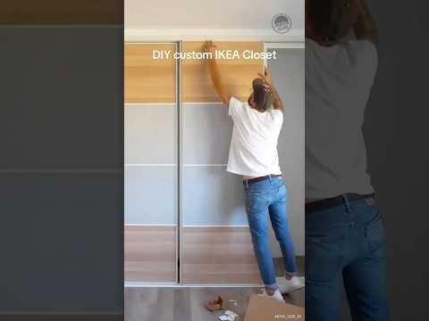 IKEA Sliding Closet Door install!!