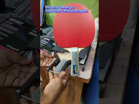 Butterfly Viscaria + Tenergy 05 + Donic Copa Gold – Speed & Spin Combo! 🏓🔥