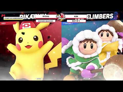 UMD Smash Fest 9/16 Winners Quarters - Rychu (Pikachu) Vs ASN (Ice Climbers)
