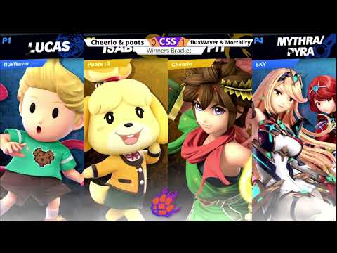 CSS 27 Doubles - W - Cheerio & poots (Pit/Isabelle) vs. fluxWaver & Mortality (Lucas/Pythra) - SSBU