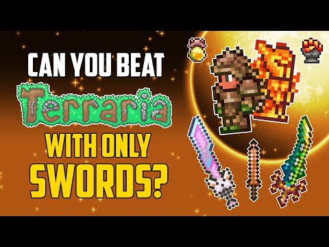 Can You Beat Terraria With Only Swords? | HappyDays
