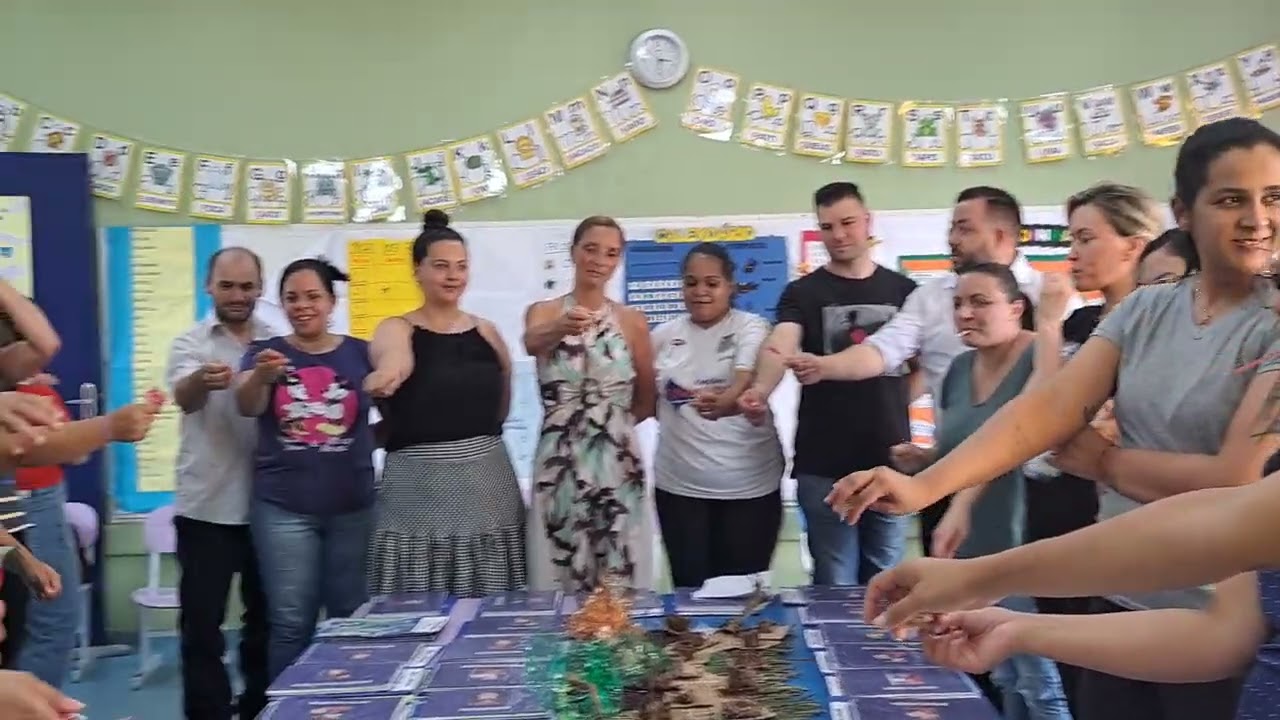 Reunião de Pais. Dinâmica do Pirulito. Professora Renata Saggioro