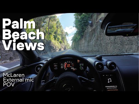 McLaren 570s POV: 10:00am in Palm Beach Florida