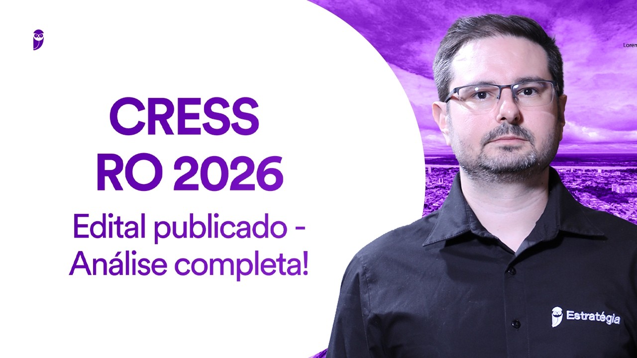 Concurso CRESS RO 2026 | Edital publicado - Análise completa!