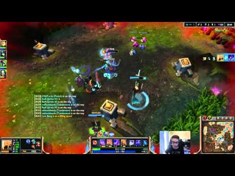 Bjergsen duo with WildTurtle   Azir vs Tristana   Mid
