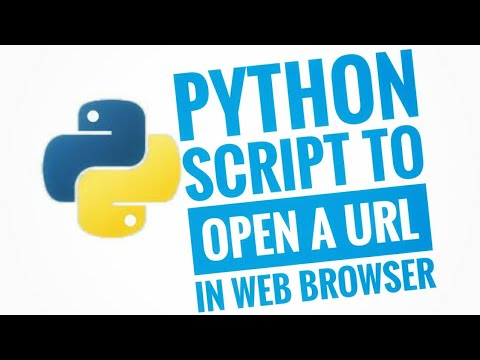 Python Script To Open Url