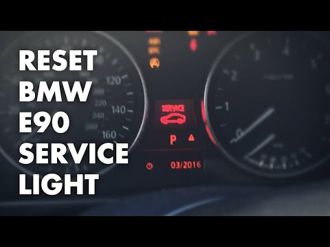 How to reset BMW E90/E92 Service Light - Oil, Brake Fluid, Etc