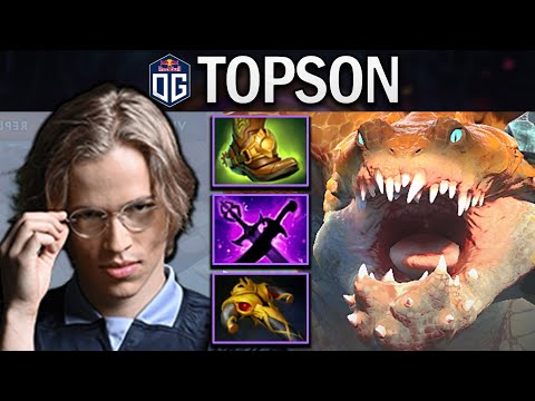 OG.TOPSON PRIMAL BEAST - MID DESTROYED - DOTA 2 7.31 GAMEPLAY