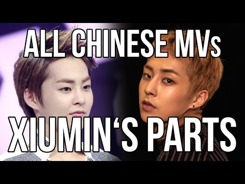 Xiumin singing in all Chinese EXO MVs