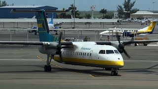 preview picture of video 'Bahamasair | Boarding and Gate Departure | Dash 8-300 | C6-BFG'