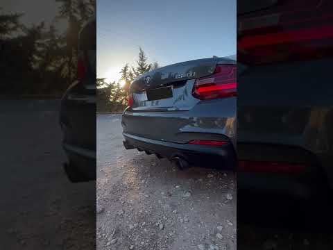 BMW 2 series 220i exhaust sound #bmw #exhaustsound