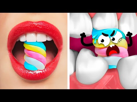 If Food Was Alive! Funny Doodles And Their Everyday Routine! - # Doodland 698