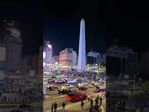 OBELISCO DE BUENOS AIRES | AVENIDA CORRIENTES Y 9 DE JULIO | CAPITAL FEFERAL