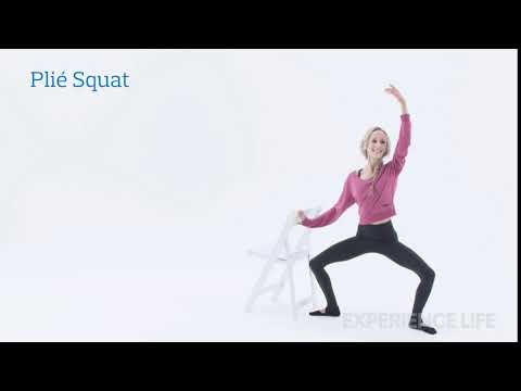 The Barre-Basics Workout: Plié Squat