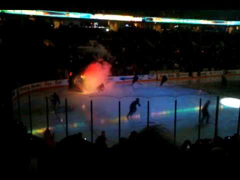 Sharks entrance 3/19/11 vs. Stl. Blues