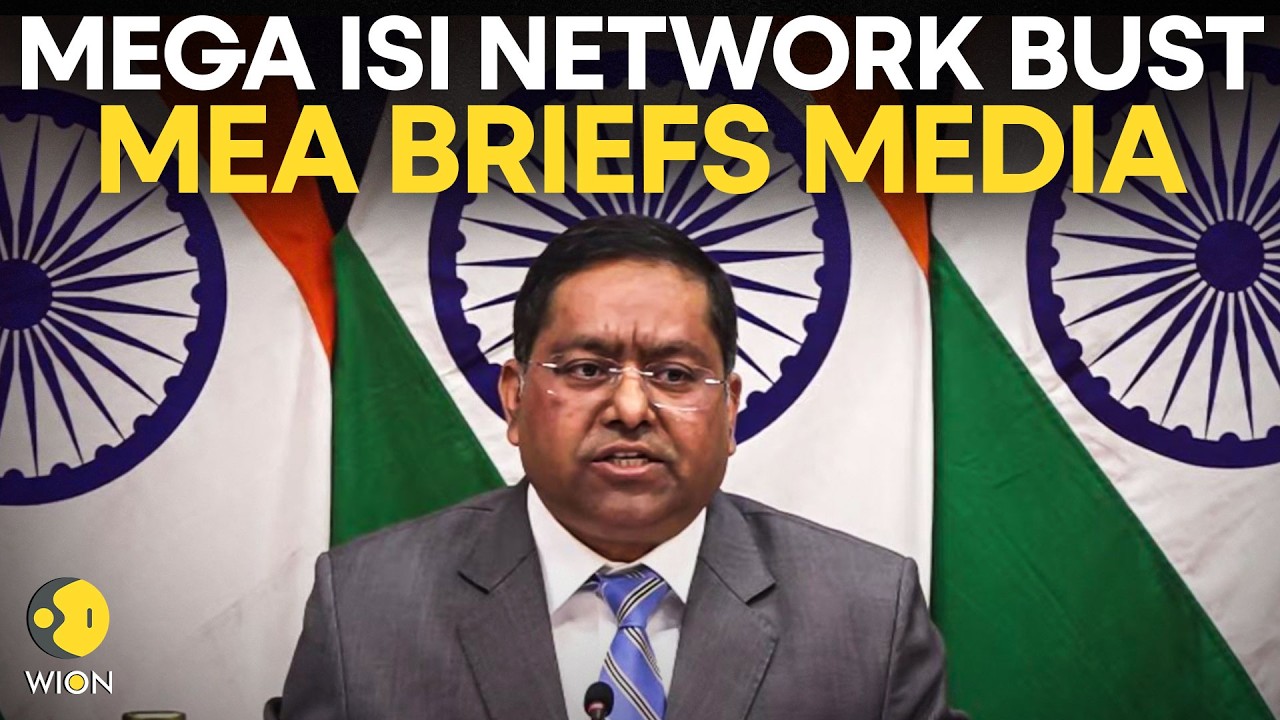 MEA LIVE: India's Foreign Ministry Briefs Media on Mega Pak ISI Sleeper Cell Bust | WION Live