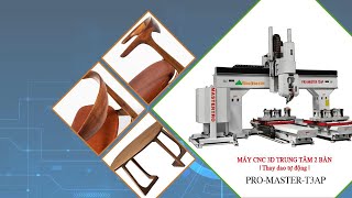 WOODMASTER CNC. MÁY CNC TRUNG TÂM 3D 5 Trục 2 Bàn Thay dao tự động tải nặng tốt nhất 2020