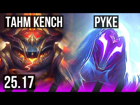 TAHM KENCH & Kog'Maw vs PYKE & Kai'Sa (SUP) | 9/4/18 | EUW Master | 25.17
