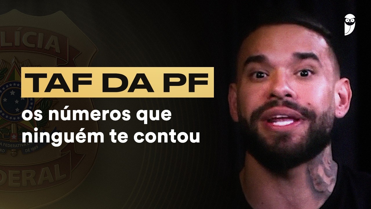 TAF da Polícia Federal é o mais difícil do Brasil? Veja os índices e como treinar!