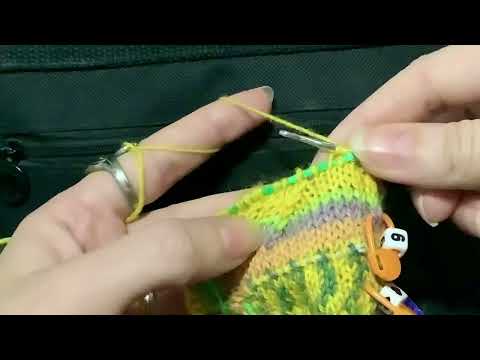 Knooking: Right Leaning Decrease (“k2tog”) - Eastern/Japanese Style