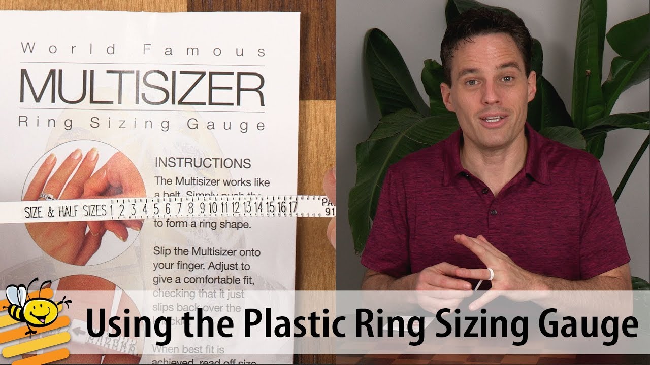 How to Find Your Ring Size Using a Plastic Ring Sizer - LDS Honey