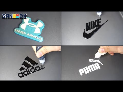 Sportswear Brand Logos Pancake art   Nike, Adidas, Puma, Under Armour