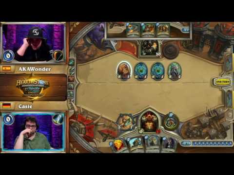 AKAWonder vs Casie Hearthstone Europe Spring Championship 2016 (Day 1)