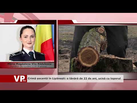 Crimă șocantă în Lipănești: o tânără de 22 de ani, ucisă cu toporul