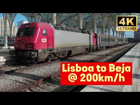 1st Class Intercity Train Adventure: LISBON to BEJA | A trip report (4K)