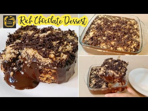 Rich Chocolate dessert | Chocolate Dessert Without Oven | Khalida's Kitchen