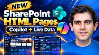 NEW SharePoint HTML Pages! Create Stunning Pages with Copilot