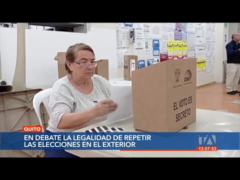 Debate en torno a la legalidad de repetir las elecciones en el exterior