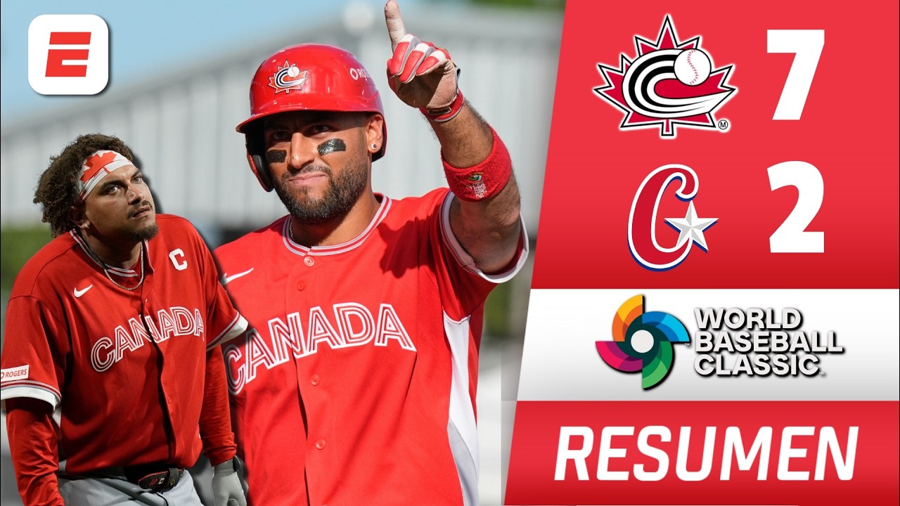 CANADÁ dio un baile a CUBA por 7-2 y se queda como líder del GRUPO A del Clásico Mundial de Béisbol