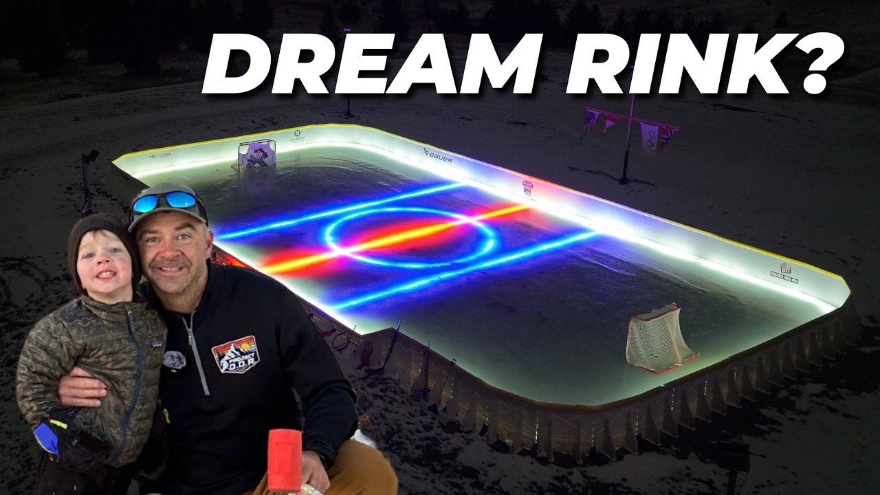 Backyard Ice Rink Build (Year 7) – The Weather Tried to Destroy It!