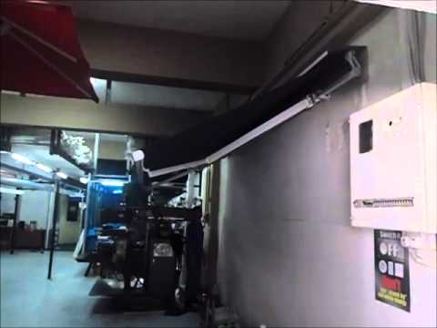 Closing of Francia® Motorised Retractable Awning