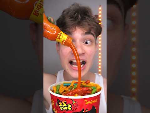 Extreme Giant Spicy Ramen Mix!? 🥵