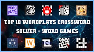 Top 10 Wordplays Crossword Solver Android Games