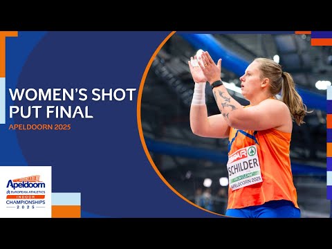 Women's shot put final replay | Apeldoorn 2025